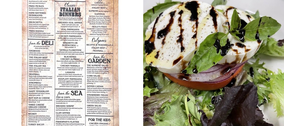 Gerrie's Italian on 9th Street Menu